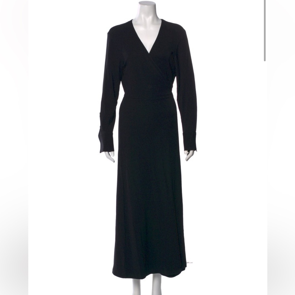 Anine Bing black wrap dress L BNWT